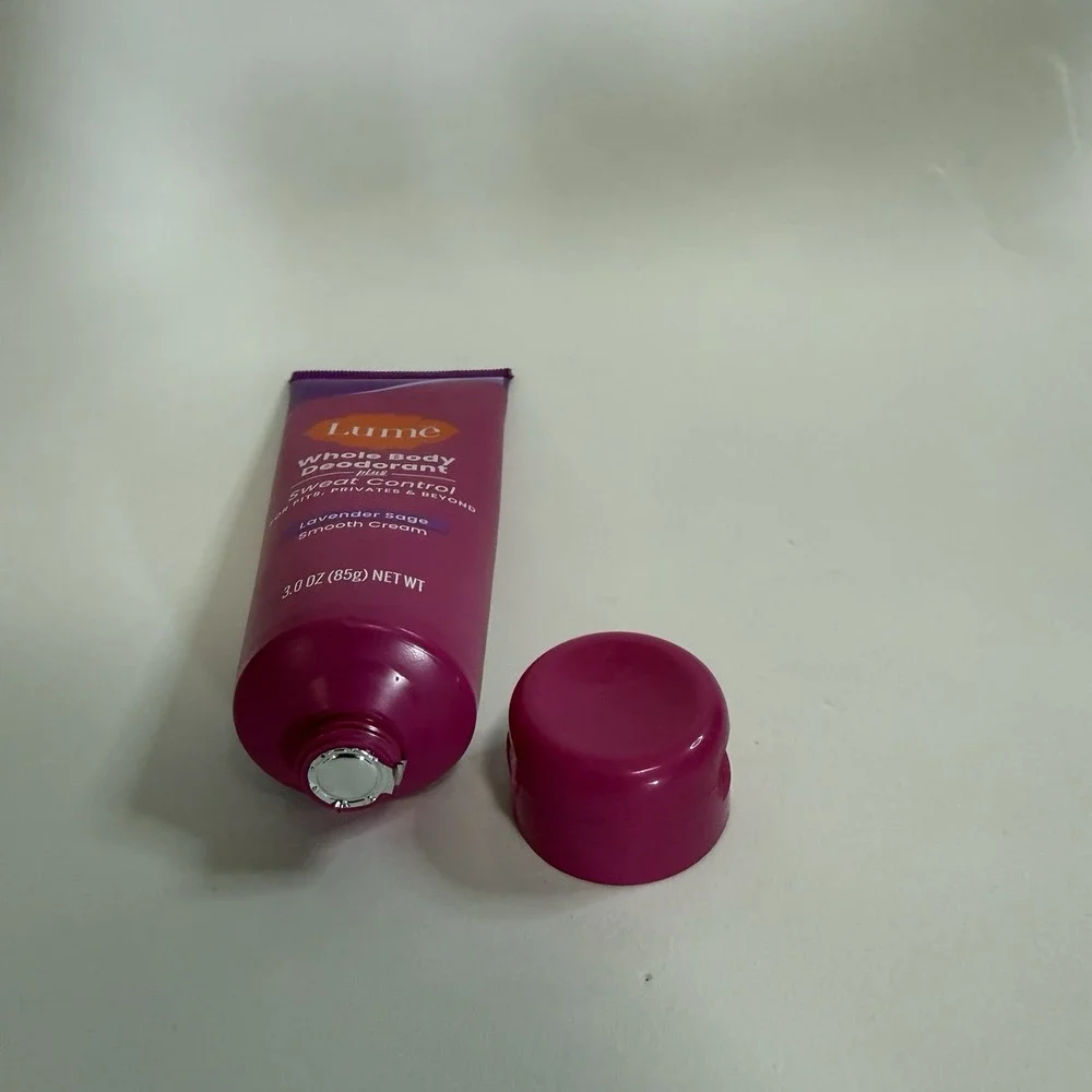 Lume  Whole Body Deodorant Plus Sweat Control Smooth Cream Lavender Sage Sealed